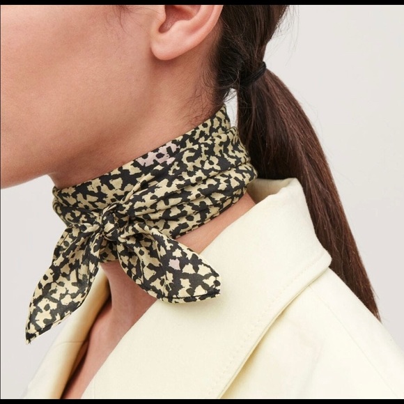 SEZANE FRANCE Scarf Bandana Handkerchief - Picture 4 of 10